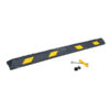 6 feet parking curb made of Plastic-Rubber composite with accessories manufactured by Parking Block Direct.